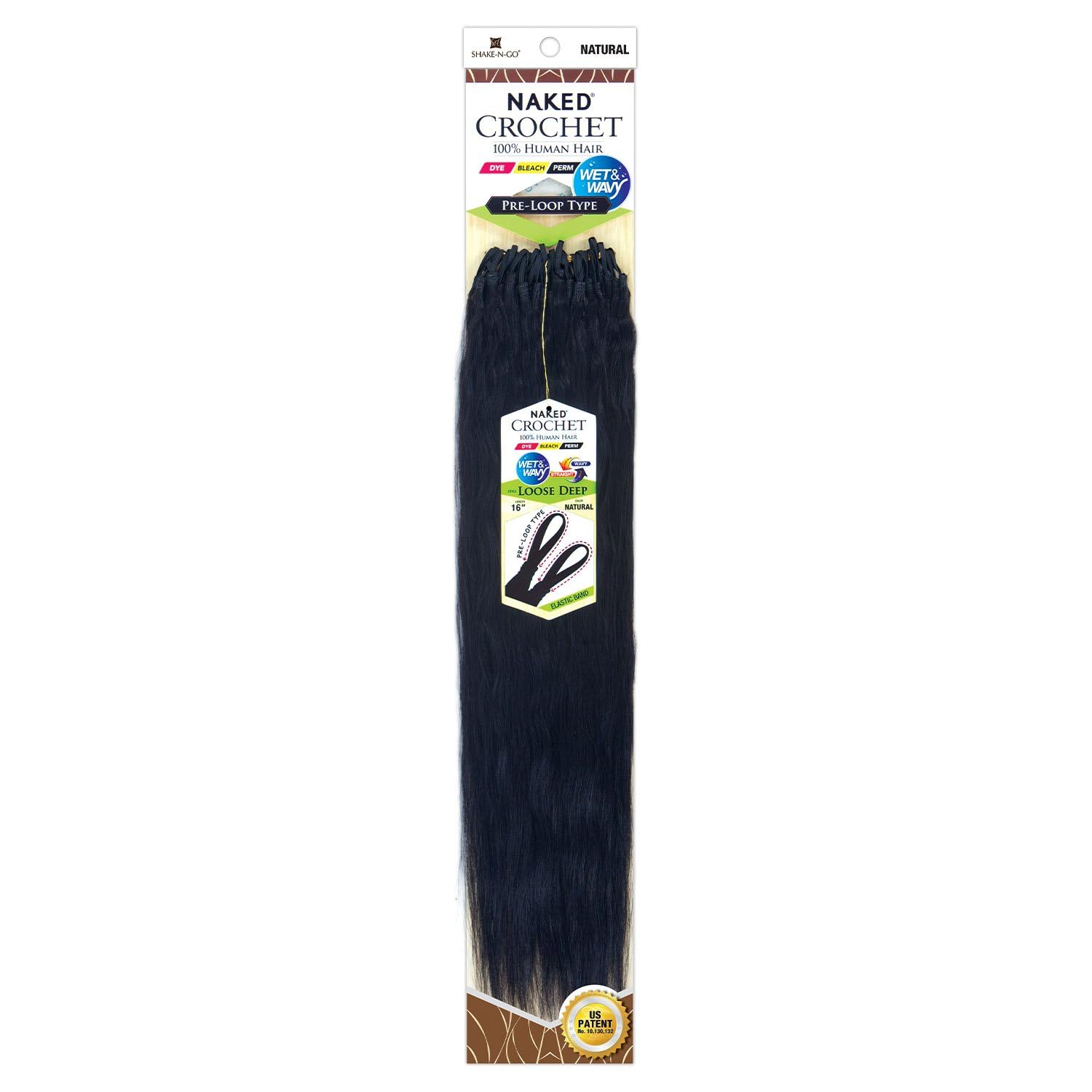 Amazon.com : MULTI PACK DEALS! SHAKE-N-GO Naked 100% Human Hair